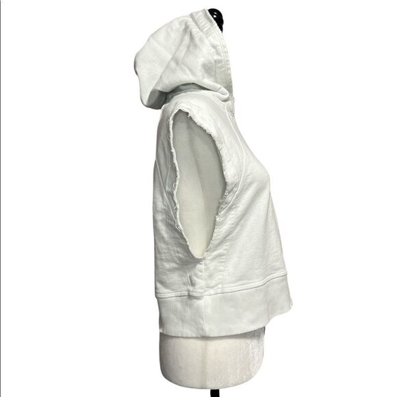 𝅺rag & Bone Roni Short Raglan Sleeve Hooded Top - Picture 3 of 7